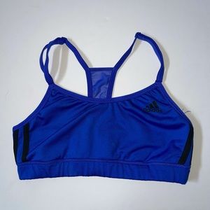 Blue Adidas Sports Bra